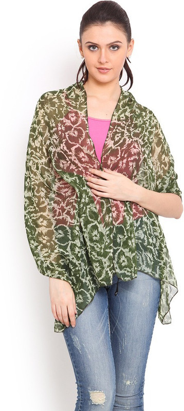 Trend Arrest Floral Print Polycotton Women Scarf