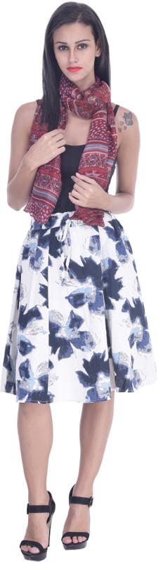 Poonam Fashion Printed Cotton Blend Women Scarf