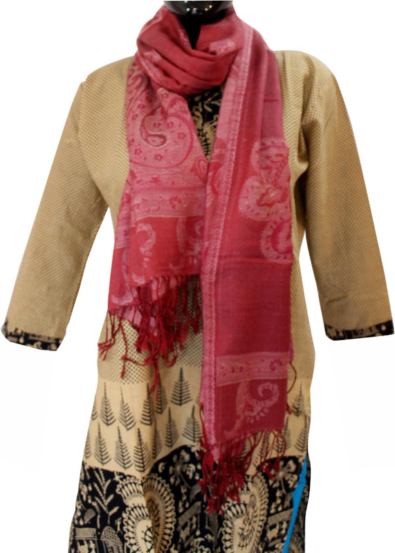Baba Handicrafts Graphic Print Pashmina-Wool Women Stole