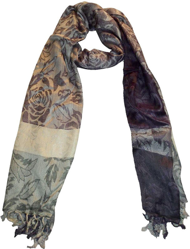 Mode Printed Poly Silk Women Stole