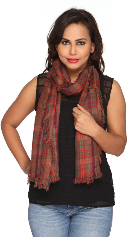 Sam Inc Checkered Cotton Rayon Blend Women