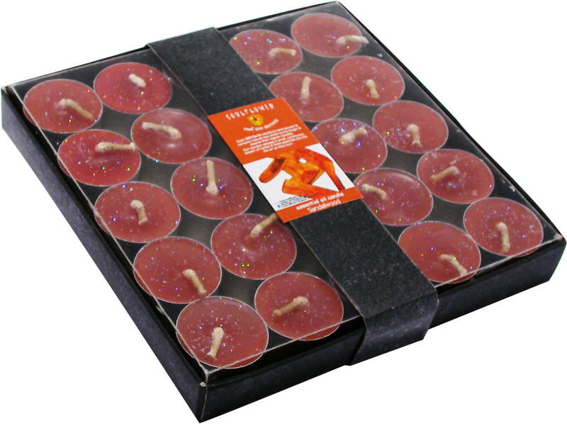 Soulflower Sandalwood Essential Oil Candle - Pack of 25