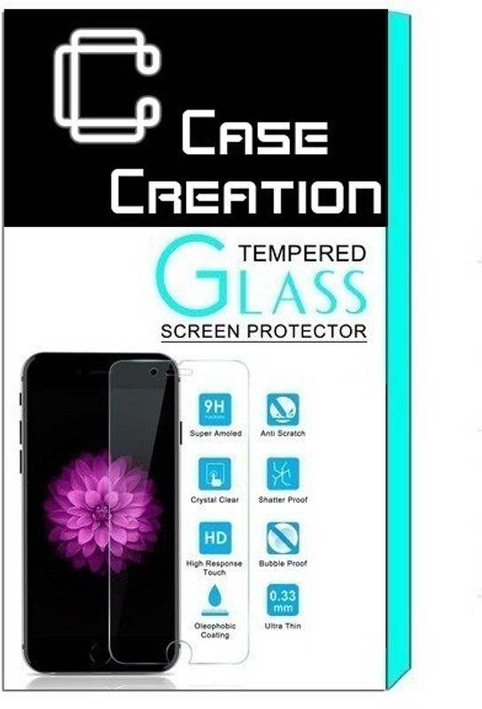 Case Creation Tempered Glass Guard for Karbonn Titanium Mach Five(Pack of 1)