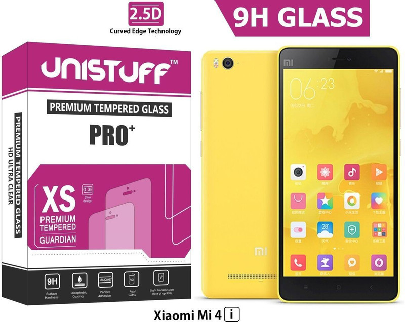 Unistuff Tempered Glass Guard for Xiaomi Mi4i RS.352 (72.00% Off) - Flipkart