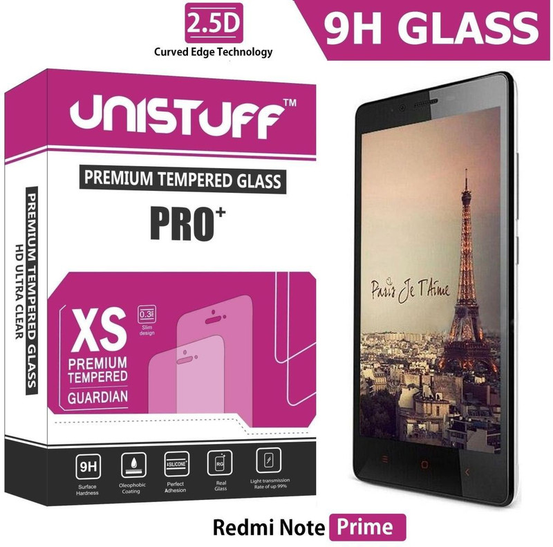Unistuff Tempered Glass Guard for Redmi Note Prime RS.258 (78.00% Off) - Flipkart