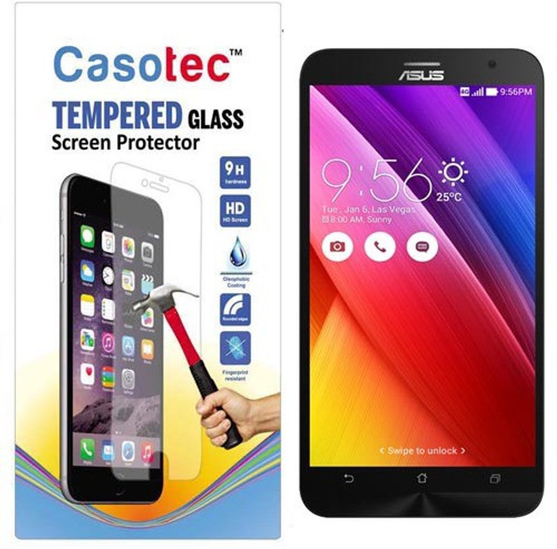 Casotec Tempered Glass Guard for Asus Zenfone 2 ZE550ML RS.159 (84.00% Off) - Flipkart