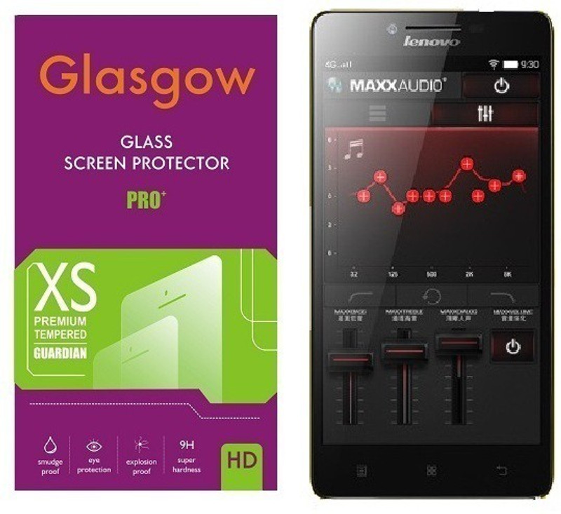 Glasgow Tempered Glass Guard for Lenovo A6000 Plus(Pack of 1)