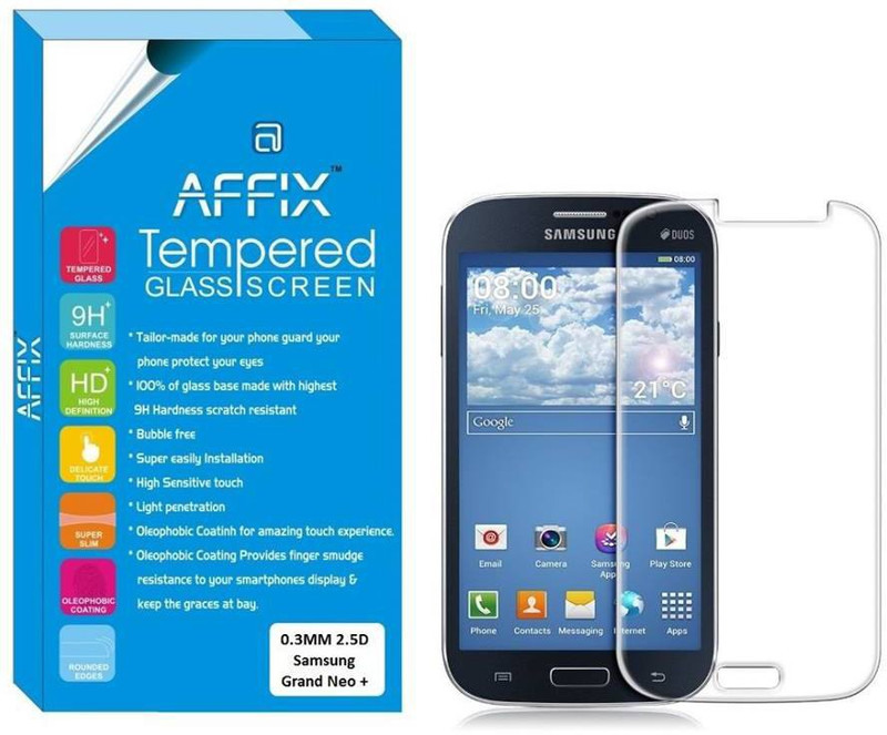 Affix Tempered Glass Guard for Samsung Galaxy Grand Neo+ RS.340 (85.00% Off) - Flipkart
