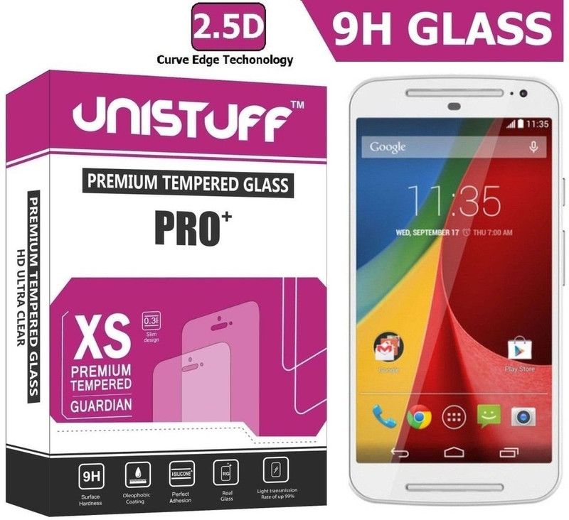 Unistuff Tempered Glass Guard for Moto G (2nd gen) RS.352 (75.00% Off) - Flipkart