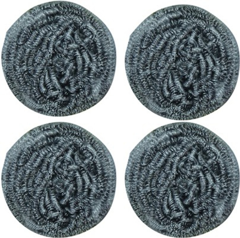 life line service pro speed steel wool pack of 4 Scrub Pad(Small, Pack of 4)