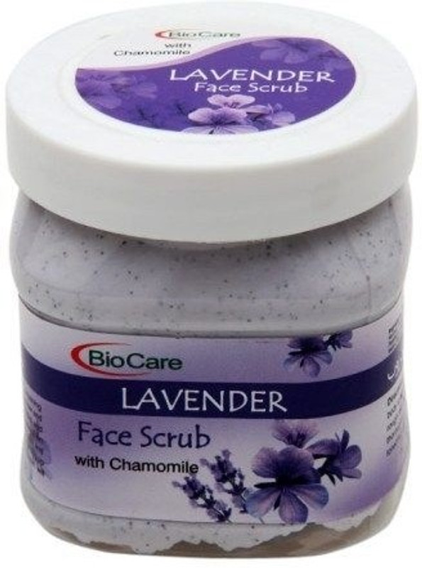 Biocare Face Scrub Lavender With Chamomile? Scrub(500 ml) RS.230 (48.00% Off) - Flipkart