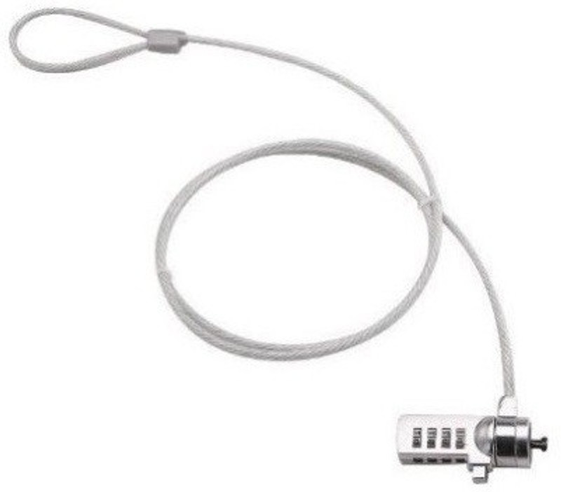 Techvik Netbook / Laptop Security Number Numeric Combination Cable Lock TC1057(Silver)