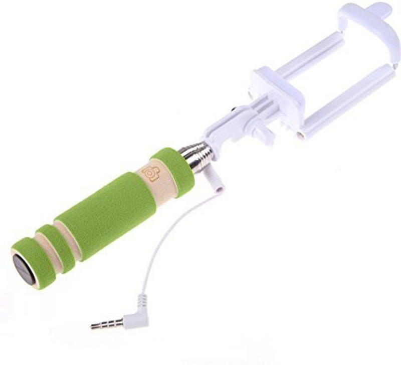 Ginni Marketing Cable Selfie Stick(Green) RS.248 (58.00% Off) - Flipkart