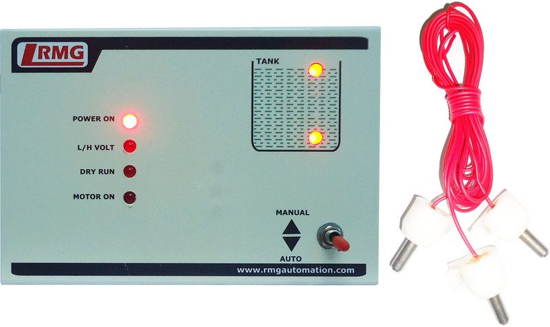 RMG Fully Automatic Water Level Controller for Motor Pump Operated by Switch/MCB above 1.5 HP - Tank only Wired Sensor Security System RMG Fully Automatic Water Level Controller for Motor Pump Operated by Switch/MCB above 1.5 HP - Tank only Wired Sensor Security System