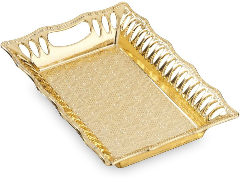 sukhson india Glass Tray Serving Set(Pack of 1)