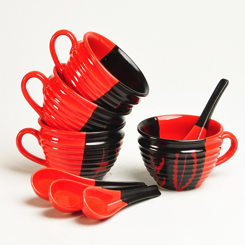 cultural concepts Bowl Spoon Serving Set