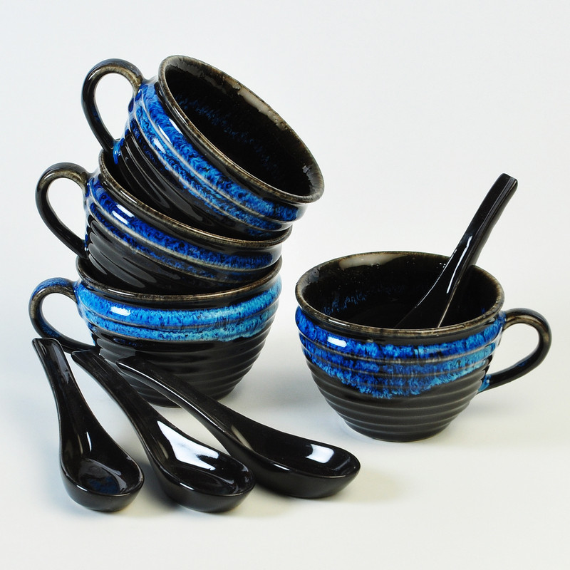 cultural concepts Bowl Spoon Serving Set