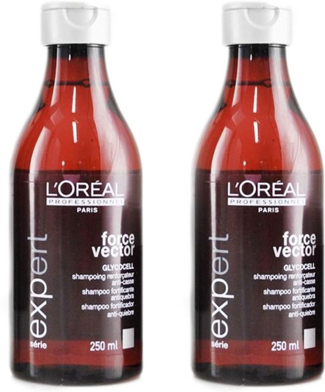 L'Oreal Professionnel Serie Expert Force Vector Shampoo (Pack of 2)(500 ml)