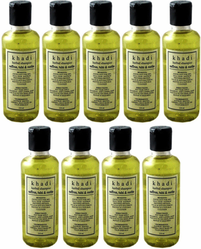 Khadi Herbal Saffron, Tulsi & Reetha(1890 ml)