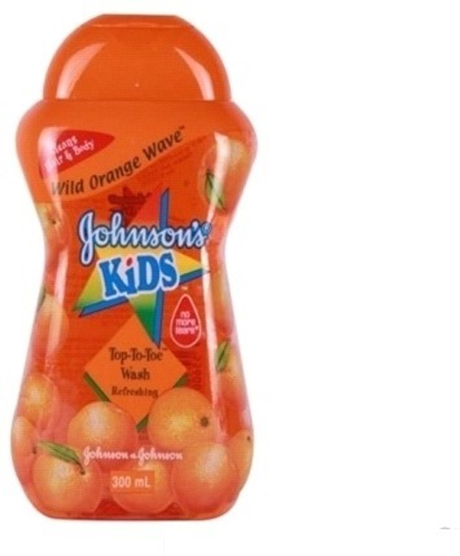 Johnson's Kid Wild Orange Wave Top-To-Toe Wash Refreshing-Malaysia(300 ml)