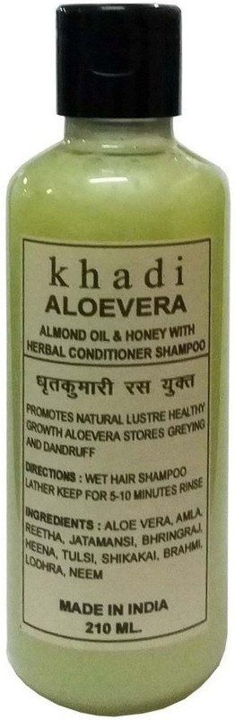 Khadi Herbal Aloevera Shampoo with Conditioner(210 ml)