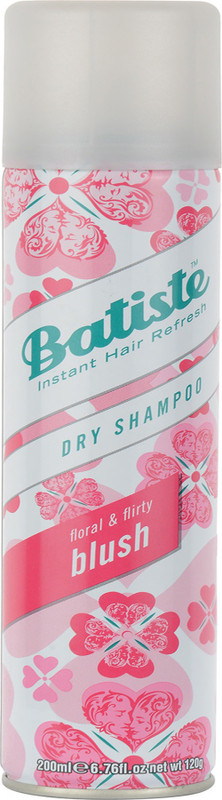 Batiste Dry Shampoo Instant Hair Refresh Floral & Flirty Blush(200 ml)