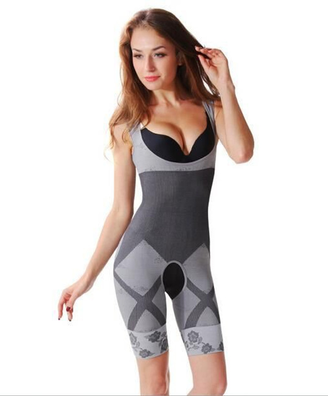 Bamboo Shaper Slim N Lift Charcoal Full Body Slimmer Slimming Suits Bodysuits Corsets Women Shapewear
