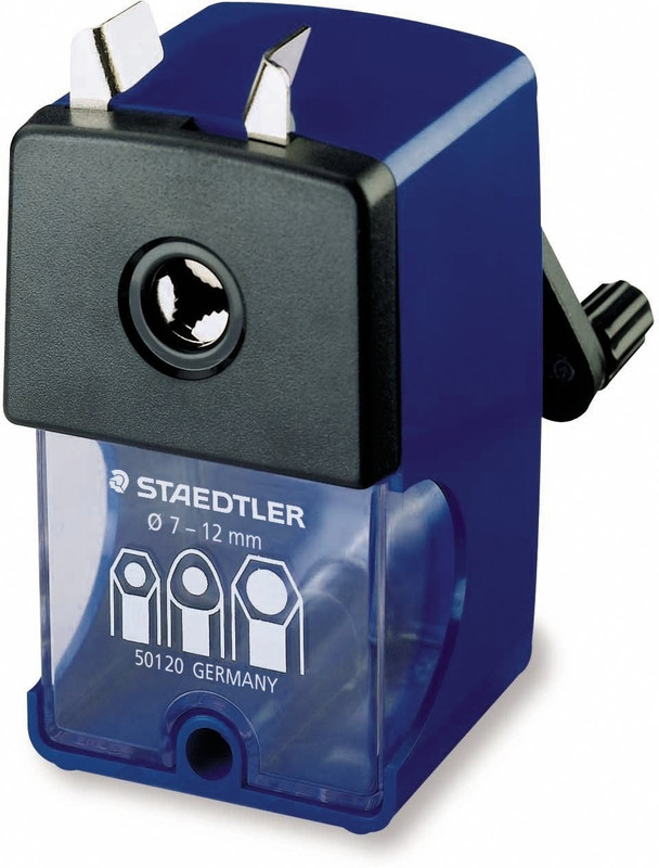 Staedtler Mars Rotary Sharpeners(Set of 1, Blue, Black)