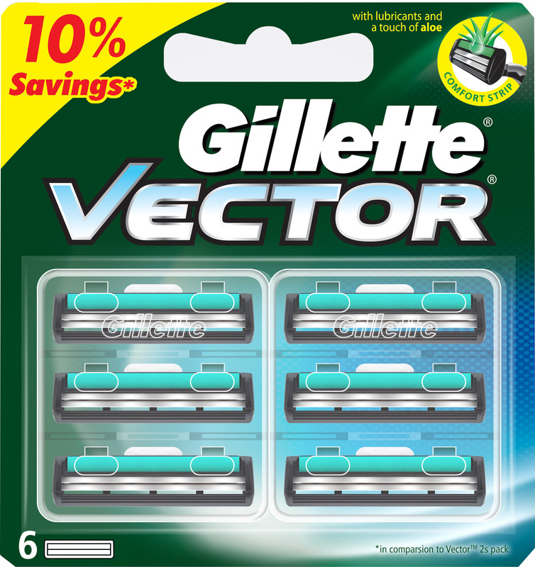 Gillette Vector(Pack of 6) Gillette Vector(Pack of 6)