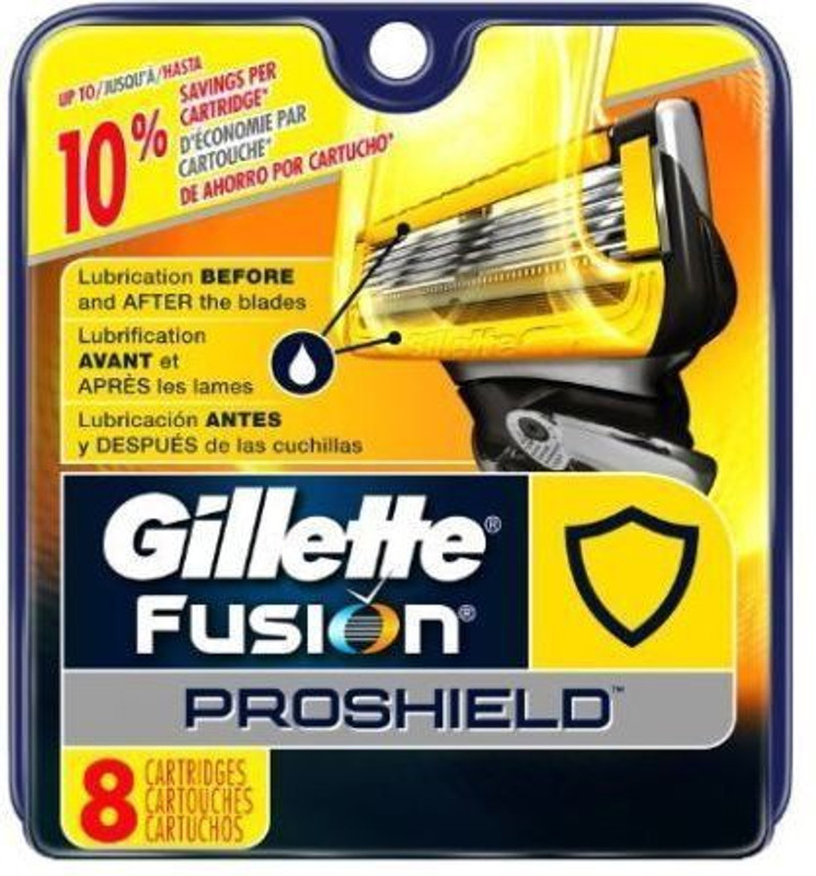 Gillette Fusion Proshield Blade Refills - 8 Cartridges Gillette Fusion Proshield Blade Refills - 8 Cartridges