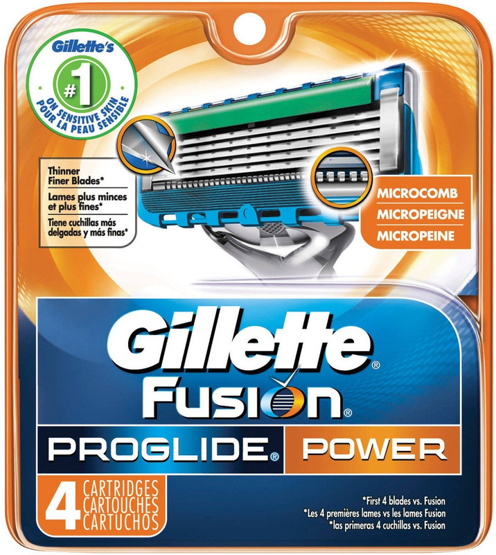 Gillette Fusion Proglide Power 4 Cartridges Pack(Pack of 4) Gillette Fusion Proglide Power 4 Cartridges Pack(Pack of 4)