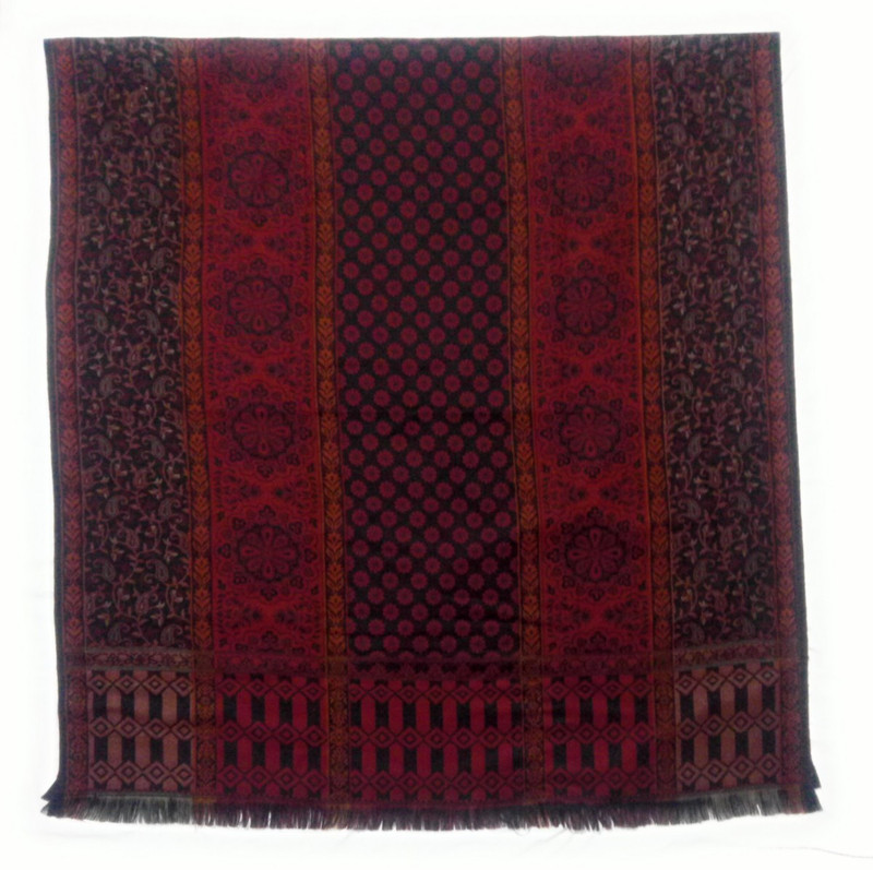 Vrinde Cotton Blend Solid Women Shawl(Black)
