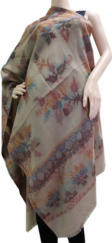 Matelco Pure Wool Woven Women Shawl(Multicolor)