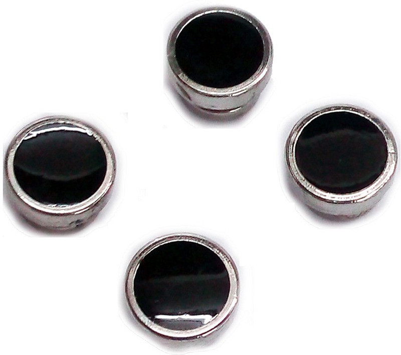 Blacksmith Tuxedo Button Silver Brass Fixed Back Shirt Stud(Silver)