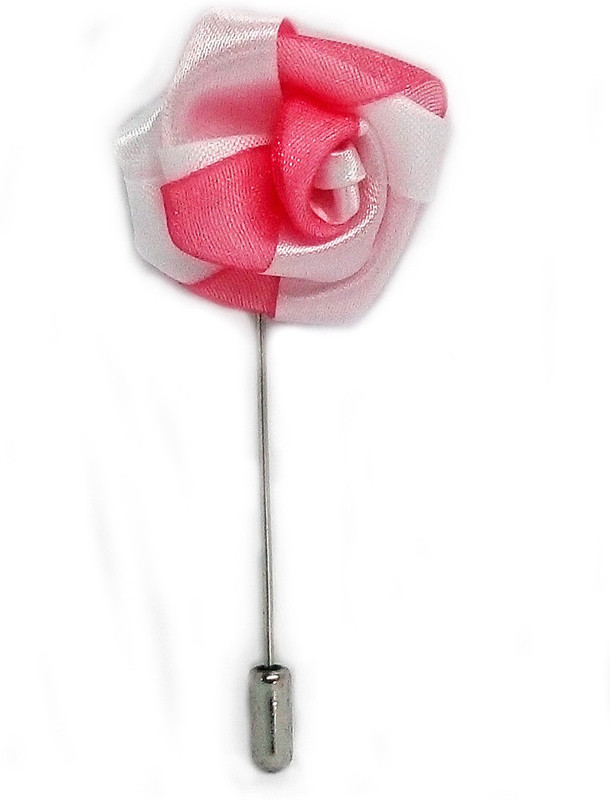 Blacksmith Two Tone Pink Brass Sliding Pin Shirt Stud(Pink)