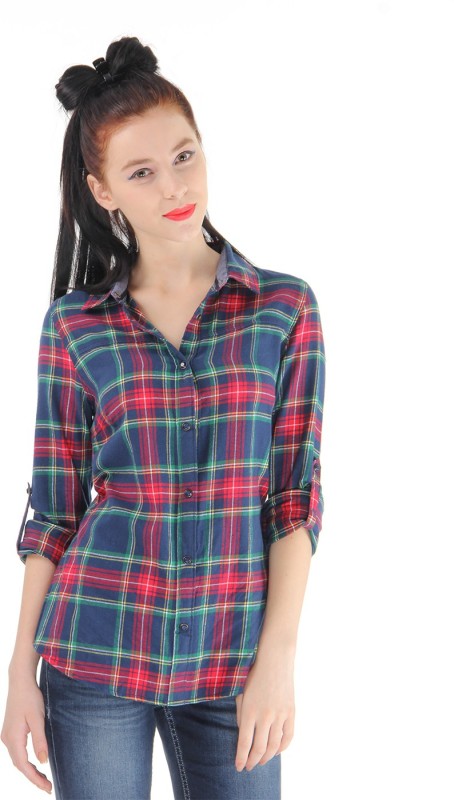 Pepe Jeans Women Checkered Casual Multicolor Shirt