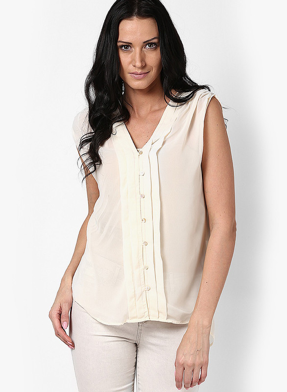 Vero Moda Women Solid Casual Grey Shirt