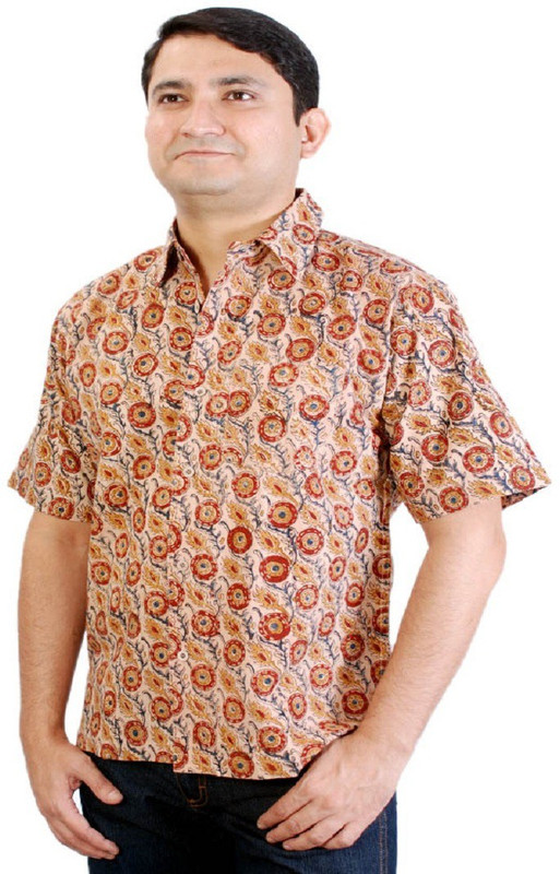 Viniyog Men Printed Casual Multicolor Shirt