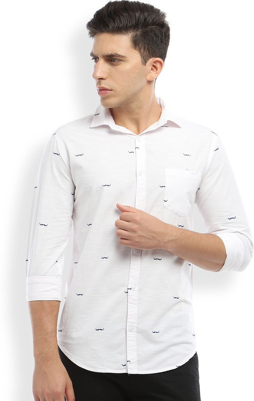 Skie Studio Men Printed Casual Pink Shirt Skie Studio Men Printed Casual Pink Shirt