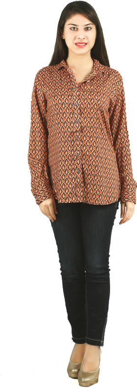 Lady Stark Women Printed Casual Multicolor Shirt