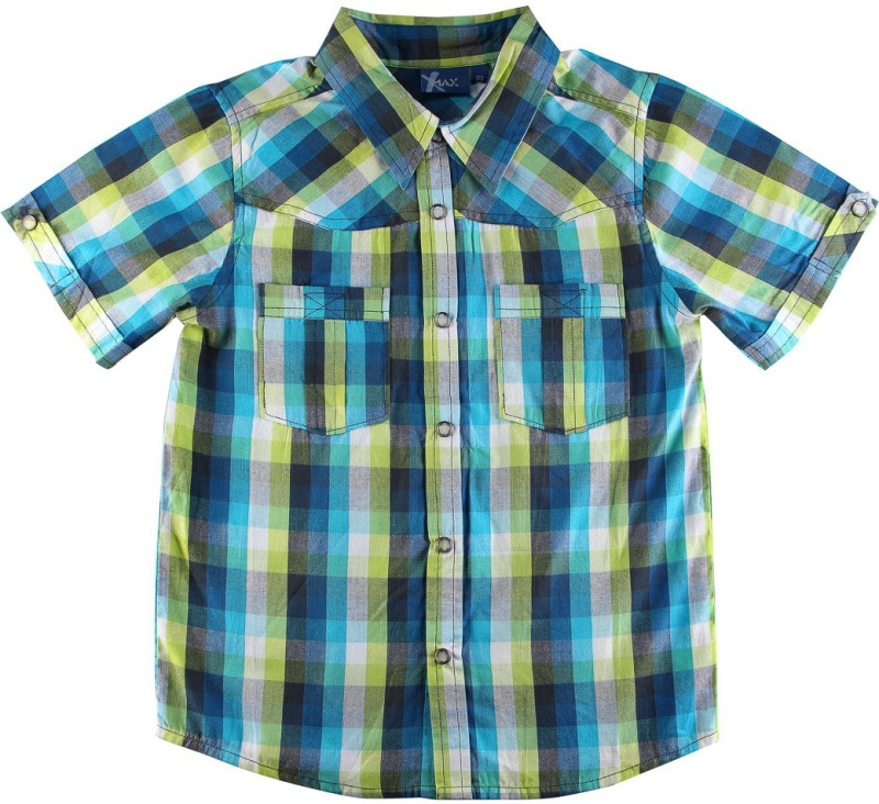 Eves Pret A Porter Boys Checkered Casual Blue, Green Shirt RS.420 (68.00% Off) - Flipkart