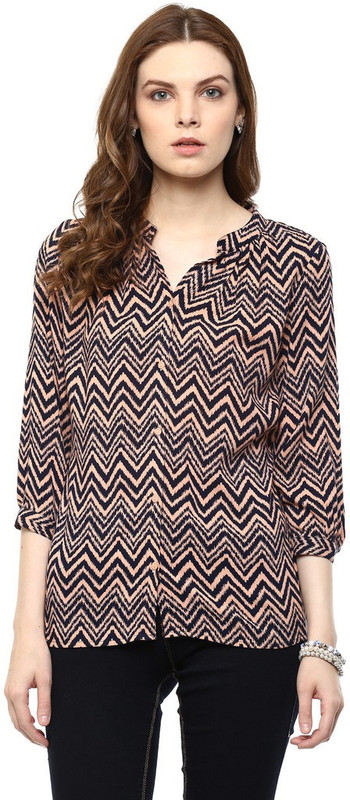 L'Elegantae Women Solid Casual Multicolor Shirt