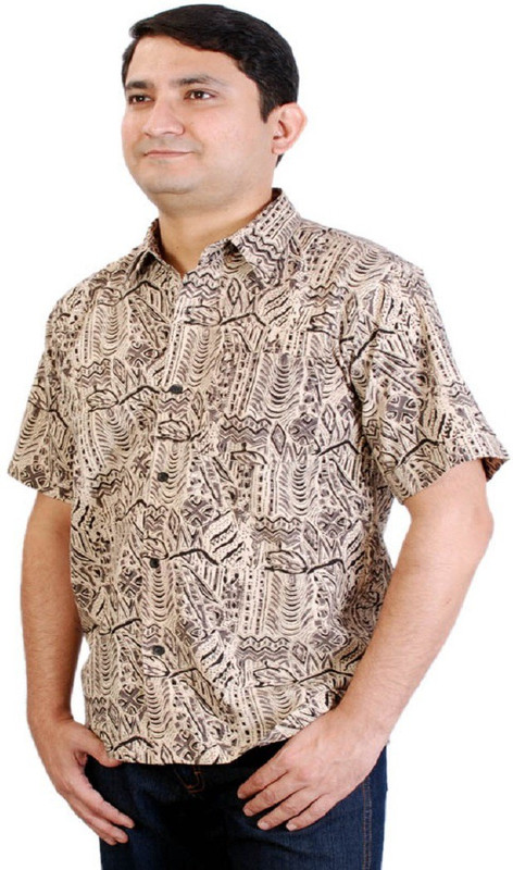 Viniyog Men Self Design Casual Multicolor Shirt