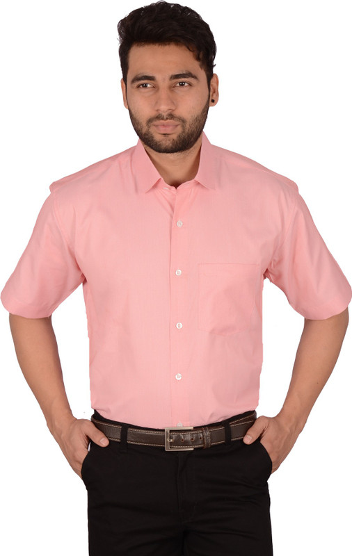 Studio Nexx Men Solid Formal Red Shirt