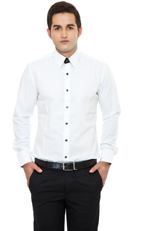 Dapper Homme Men Solid Formal Multicolor Shirt