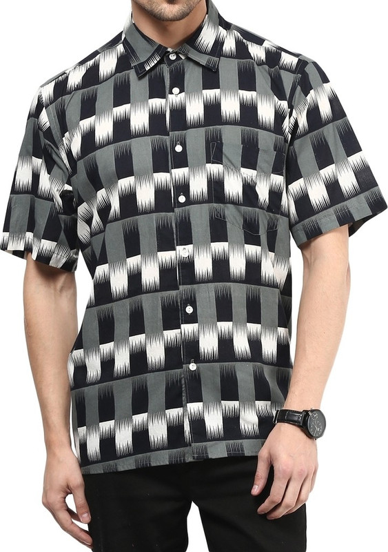 Vivid India Men Checkered Casual Multicolor Shirt