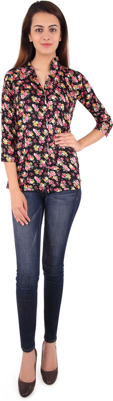 Western World Women Printed Casual Multicolor Shirt