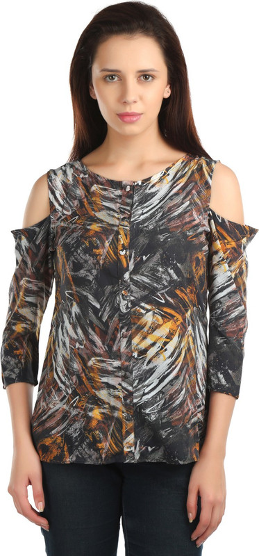 OPUS Women Printed Casual Multicolor Shirt