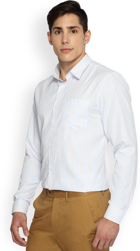 Brooklyn Blues Men Striped Casual Multicolor Shirt