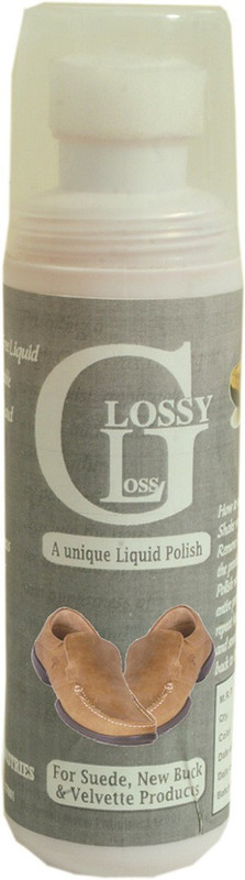 Glossy Gloss gglsp8 Nubuck Shoe Liquid Polish(Neutral)